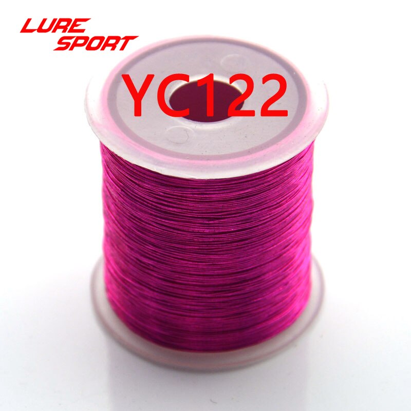 LureSport 3pcs Metallic Thread Rod building component Decorating rod wrap thread Pole Repair DIY Accessories