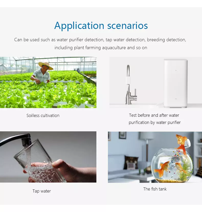 TDS Meter Digital Water Tester Thermometer 2-in-1 TDS Meter 0-9999ppm Ideal ppm Meter for Drinking Water Aquariums