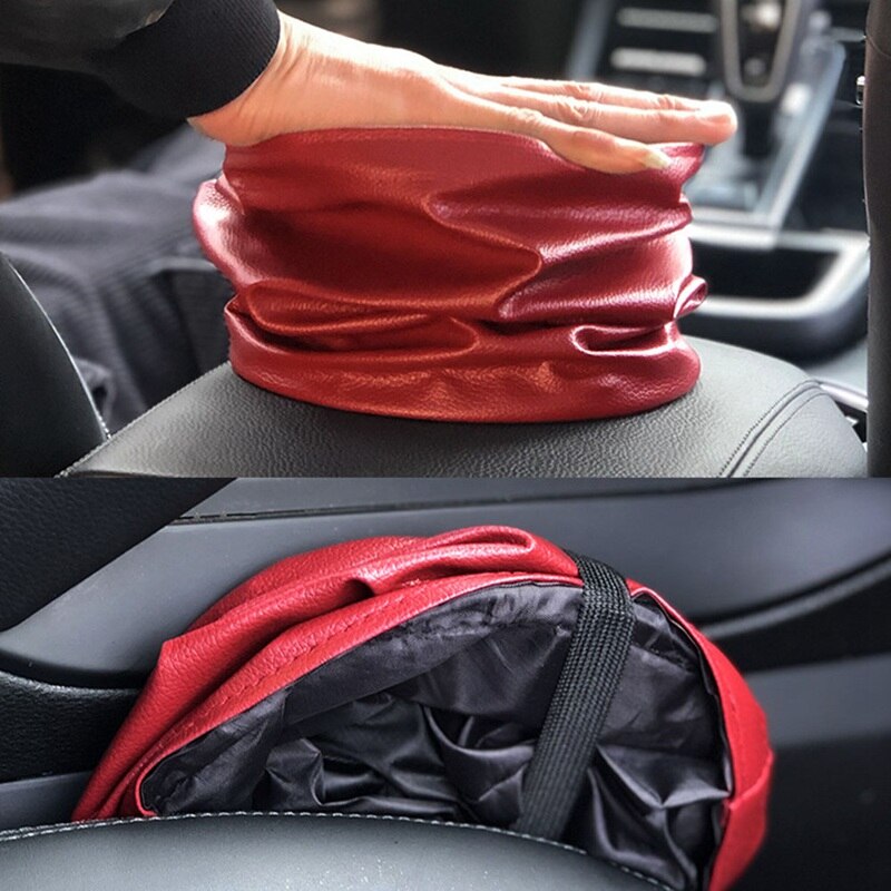 Universele opvouwbare prullenbak voor in de auto, vuilnisbak, emmer, hanger, vuilniszak, vuilnisbak, container, auto-interieuraccessoires