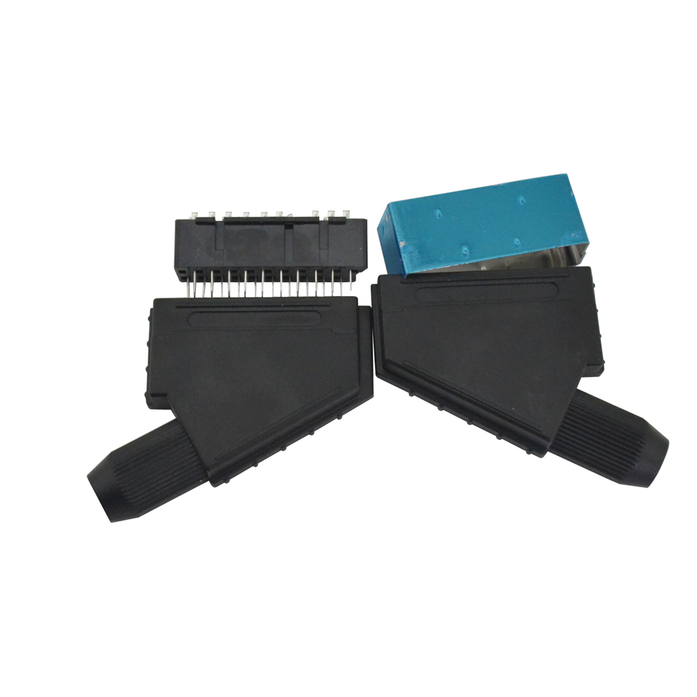 Scart-stik 21 -benet han-stik tilslut port socket interface stik slot til snes av kabel: Gul