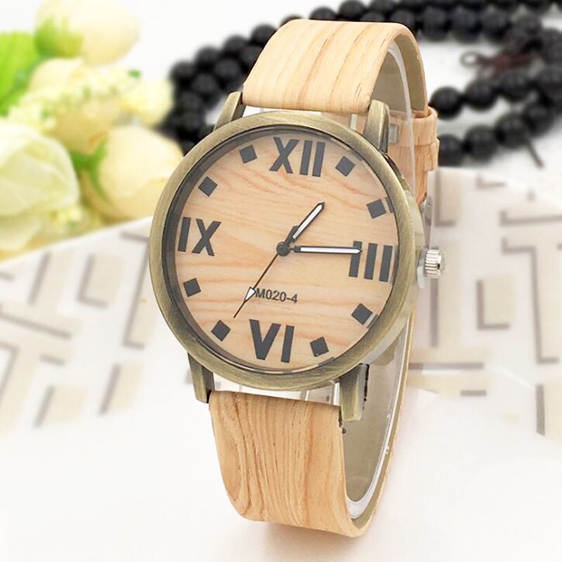 Women Watches Women Simulation Wooden Watches Bamboo Watchband Quartz Wristwatches dames horloge montre pour femme