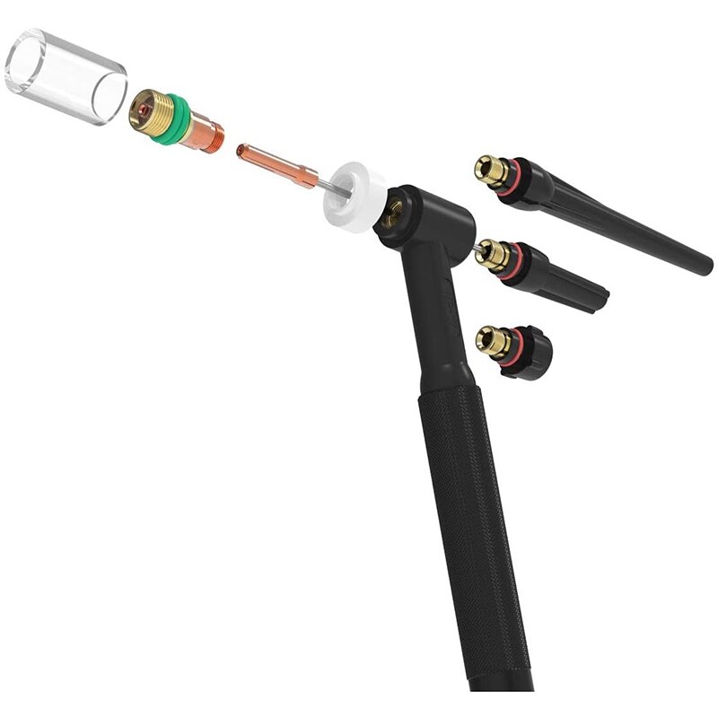 TIG Welding Flashlight Flame Retardant Gas Lens Can Be Used for WP-17 WP-18 WP-26 TIG Welding Flashlight