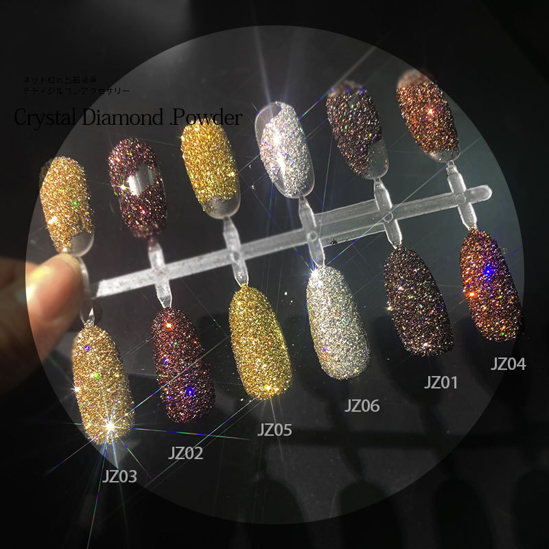 1 boîte ongle strass Mini 6 couleurs fond pointu mixte taille ongles accessoires 3D Nail Art décoration bricolage outil