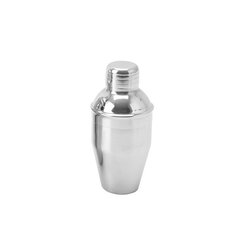 Stainless Steel Cocktail Set 550ml/750ml Cocktail Shaker Set with Muddler Jigger Bar Spoon Ice Tong Bartender Kit Bar Set: 250ml