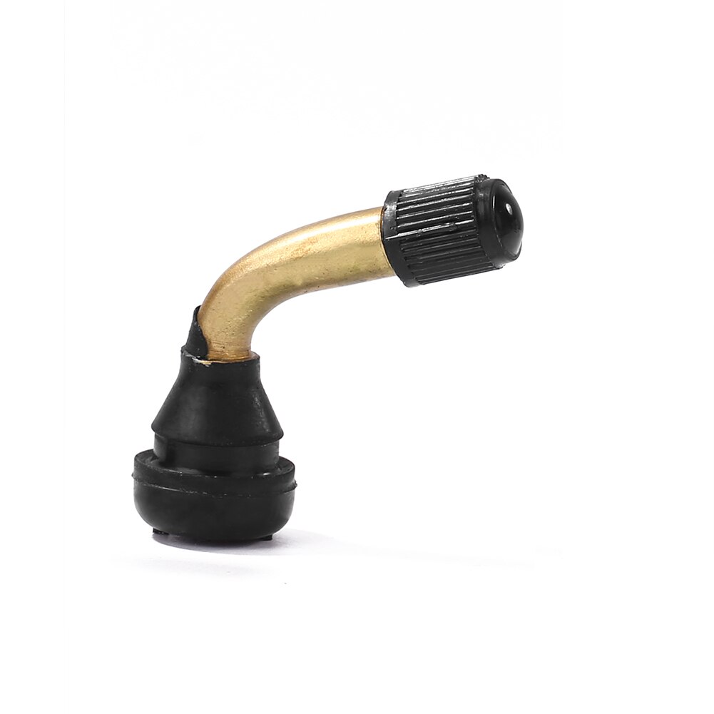 Motorcycle Scooter Tire Valve Stem 90 Degree Copper Motorbike Vacuum Tyre Valve Outdoor Personal Motorcycle Ornaments: PVR50