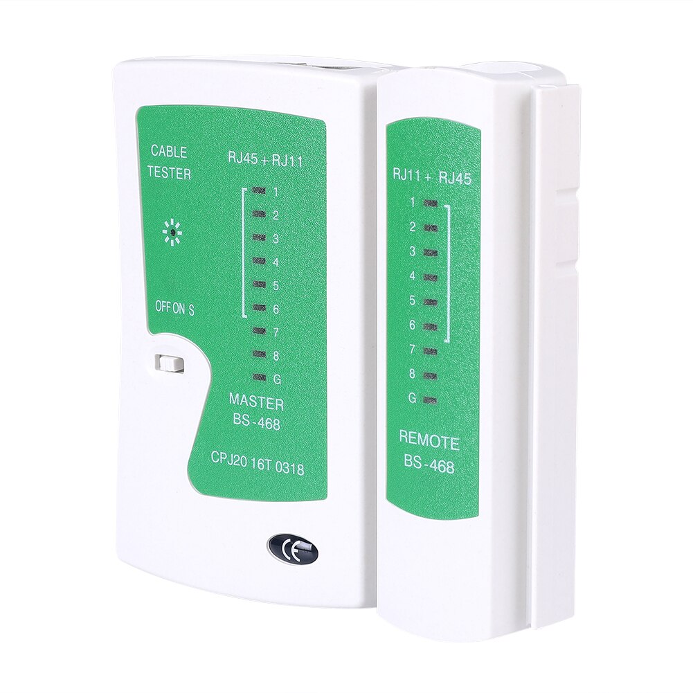 Portable Network Cable Tester Pro RJ45 RJ11 Network Cable Tester Ethernet Wire Detector Networking Repair Tool
