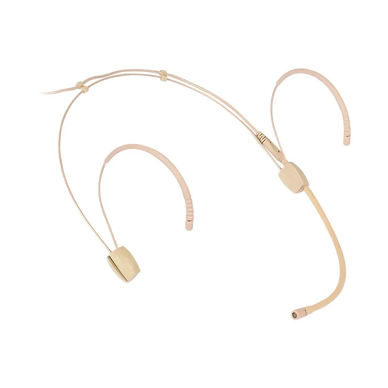 Opaska na głowę z mikrofonem do zestawu słuchawkowego Sennheiser Shure AKG MiPro Audio Technica 4Pin 3Pin TA4F 3.5mm Lock