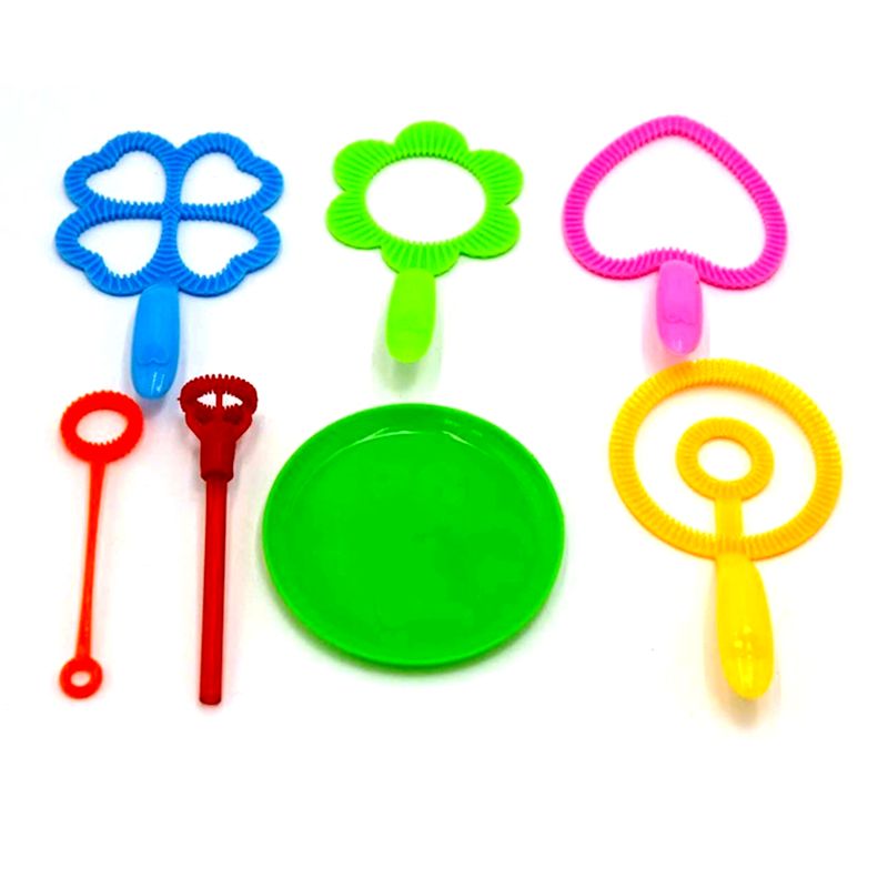 Children Water Blowing Toys Outdoor Fun Sport Soap Blowing Bubble Horn Concentrate Stick Tray Kids Toys Kits