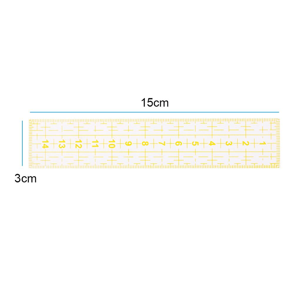 Sew Patchwork Ruler Tailor Tools DIY Fabric Cloth Patchwork Ruler DIY Manual Grid Cutting Sewing Machine Accessories: L