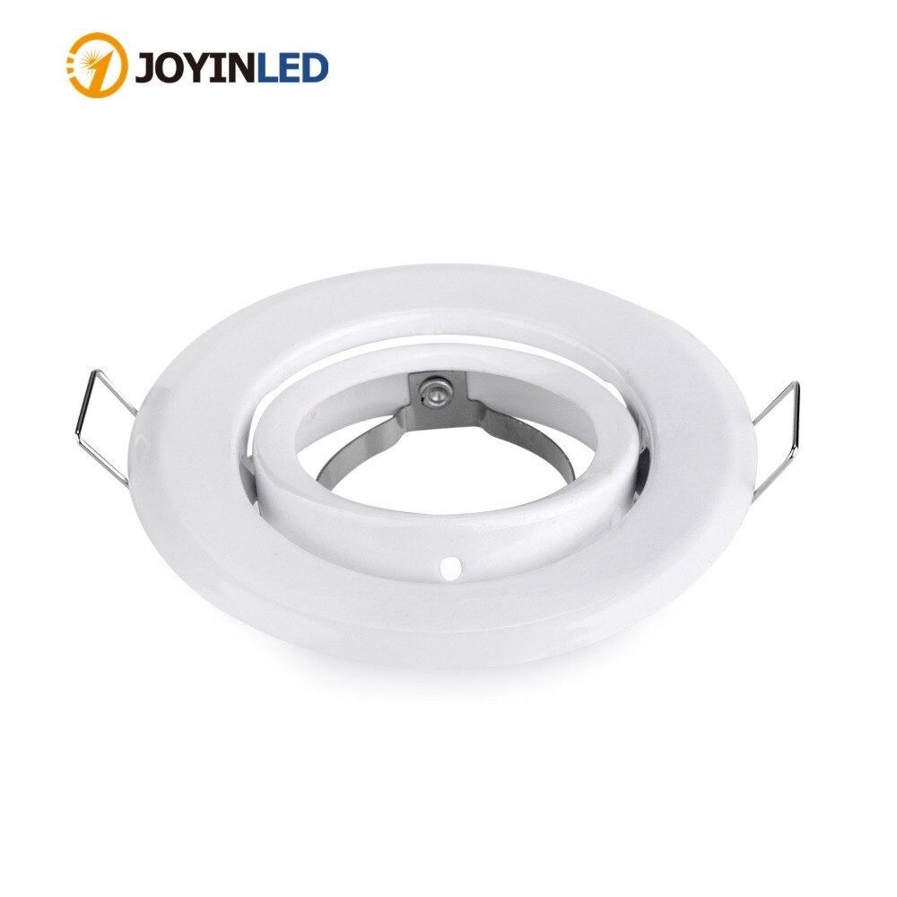 Factory Round White Zinc Alloy Ceiling Light Frames Led Recessed Ceiling Downlight Fixtures Ceiling Light Fittings GU10 MR16