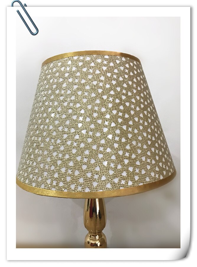 Lamp Cover Witte Stippen Patroon Pvc Lampenkap Modieuze Decoratieve E27 Tafel Lampenkap Voor Slaapkamer