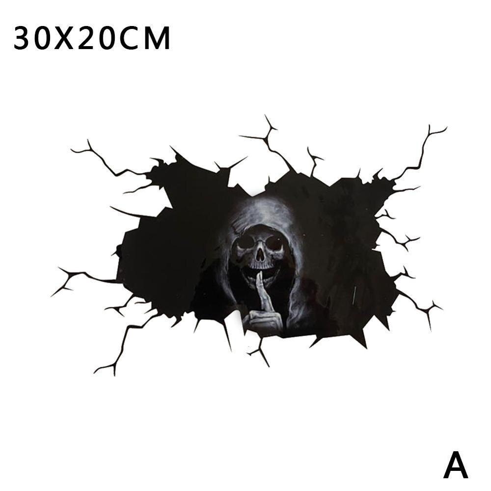 Car Styling Horror Silent Skull Sticker for Mazda 2 3 5 Premacy Miata 6 8 RX8 MX5 M8 CX-7 CX-9 Verisa MPV: 30X20CM