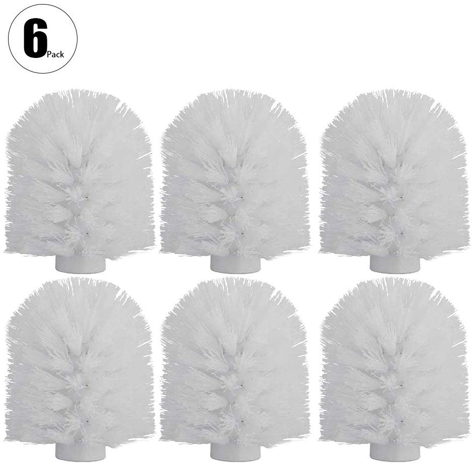 Universal Toilet Bowl Brush Head, Replacement Toilet Bowl Cleaner Brush Spiral, Sturdy Stiff Brush Deep Cleaning, WC Clean Tool