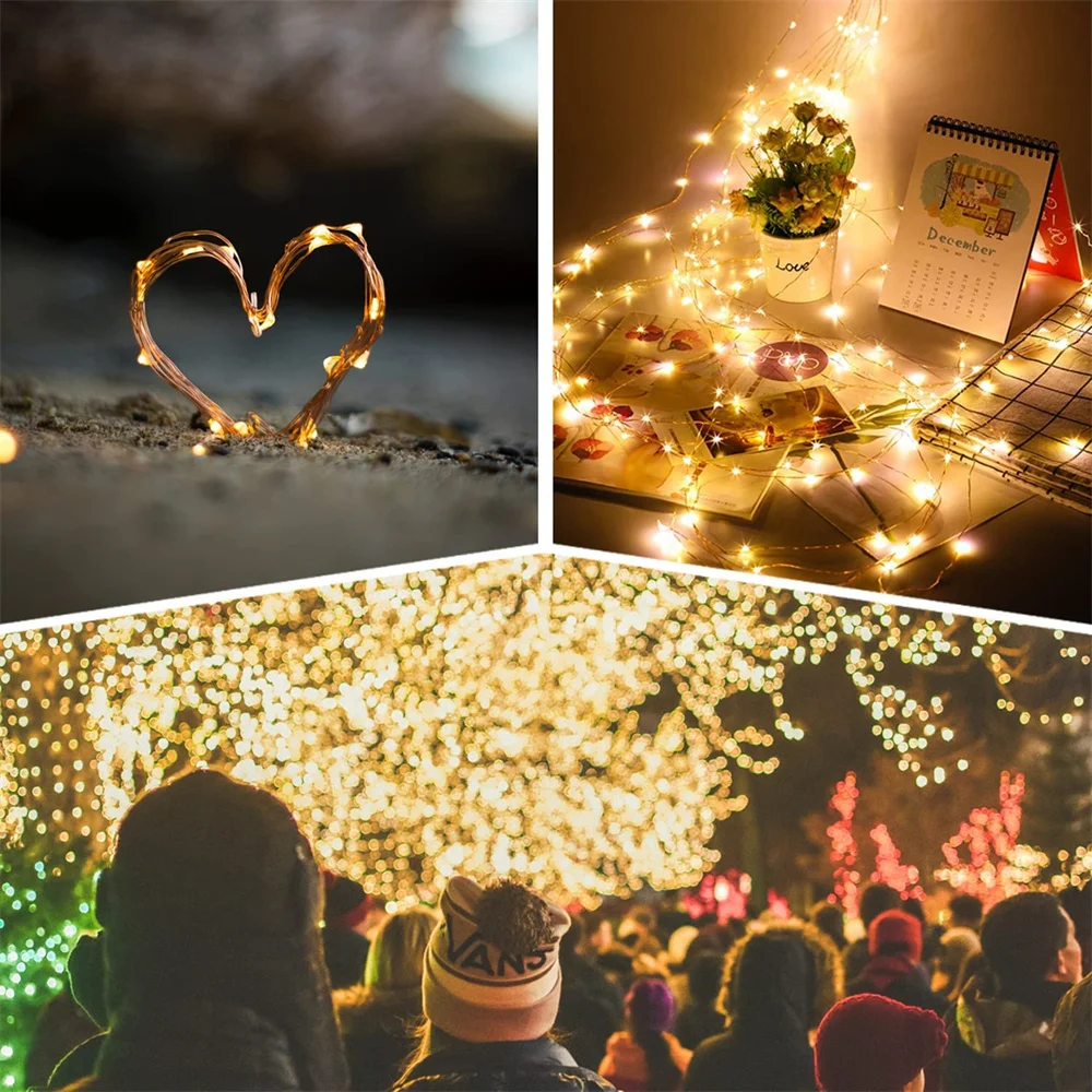 Led Outdoor Solar Lamp String Lights Timing 200/300 Leds Fairy Christmas Party Garland Solar Tuin Waterdicht
