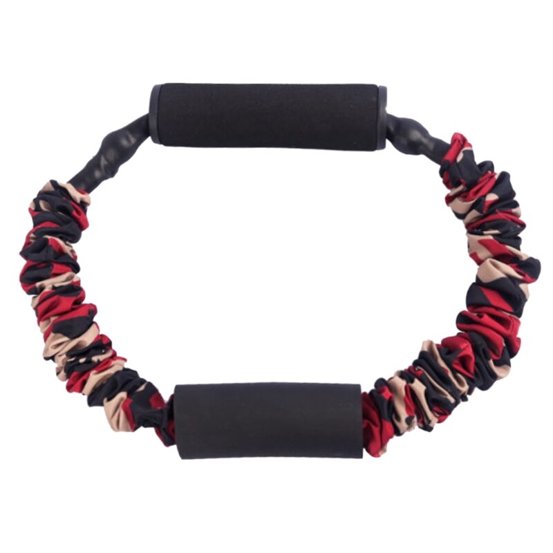 N0HA Archery Band Archery Exerciser Open Bow Trainer Arm Strength Training Tensioner: Red camouflage