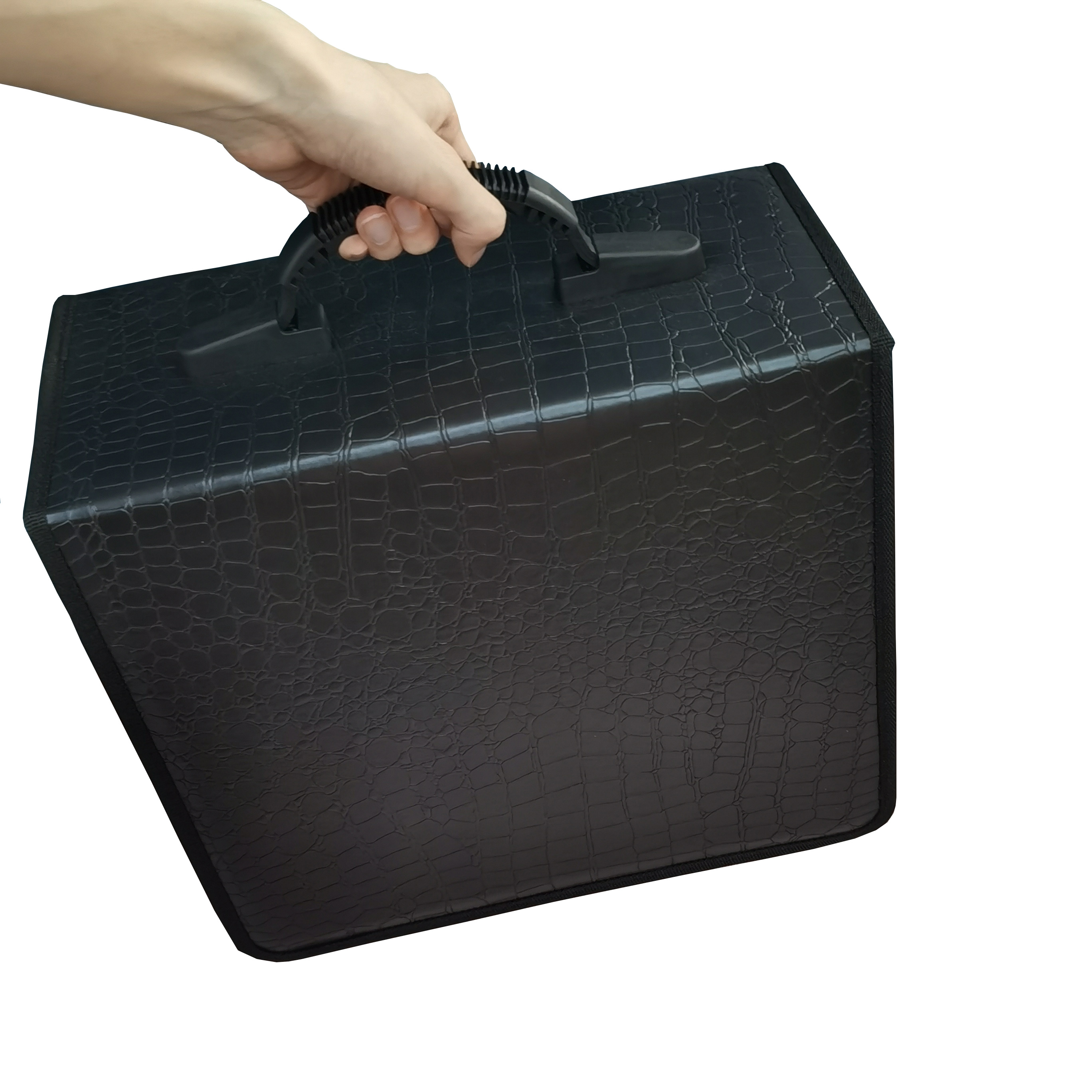 400-Disc Capacity CD Case, Portable Crocodile , Car DVD Storage Bag, Dustproof & Durable, Household Organizer