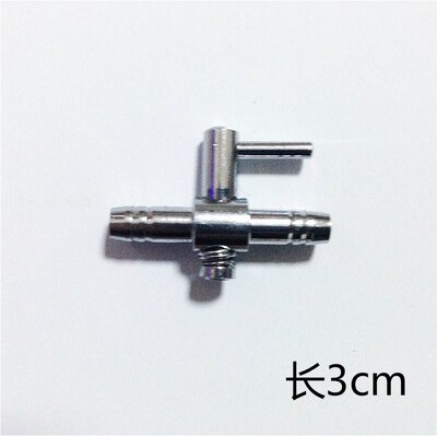 Aquarium Inline 5-Way Outlet Aquarium Air Flow Pomp Regelklep Spruitstuk Tap Water Tubing Schakelaar Distributeur Splitter Hendel: 1 way