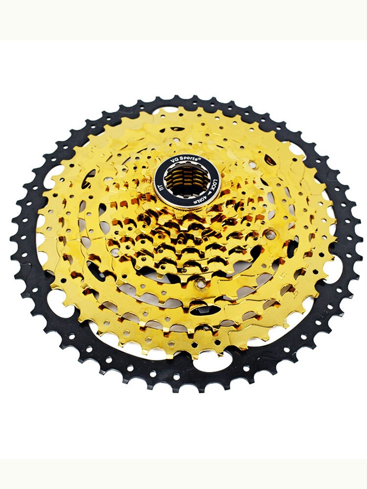 Mtb Vrijloop 10 speed 50T Goud Racefiets Tandwiel cog cdg voor Shimano Sram 10 Velocidades 50T cassette Vliegwiel VG Sport: Default Title