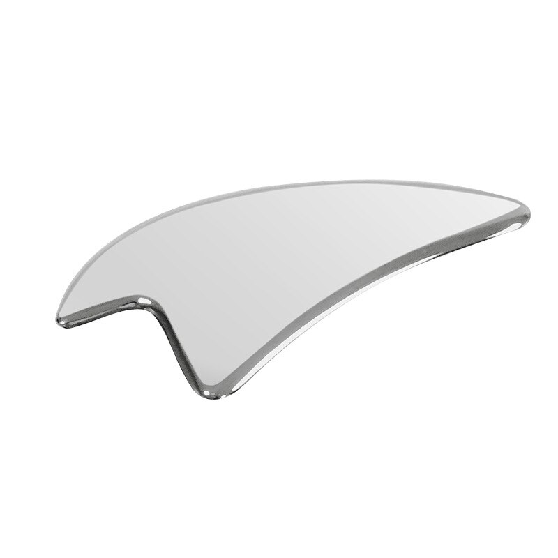 Couteau Myofascial à gratter en acier inoxydable, outil de massage pour les tissus mous, aide à desserrer le visage, le cou, Gua Sha: Triangular knife