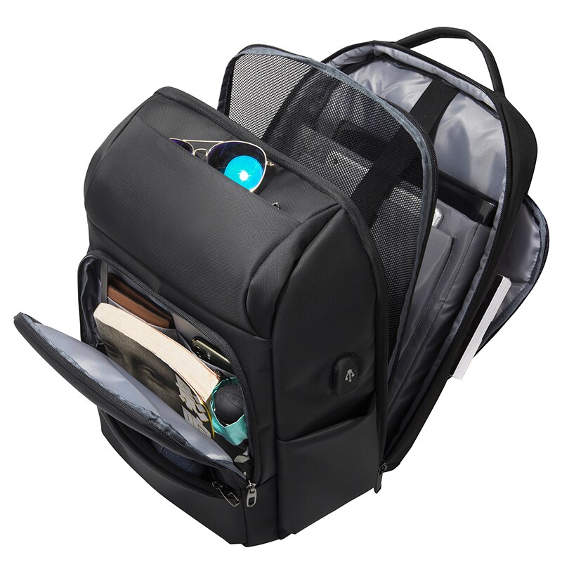 2022 zaino per Laptop da 15.6 pollici impermeabile zaino per scuola antifurto per uomo zaino da viaggio per uomo d&#39;affari con ricarica USB