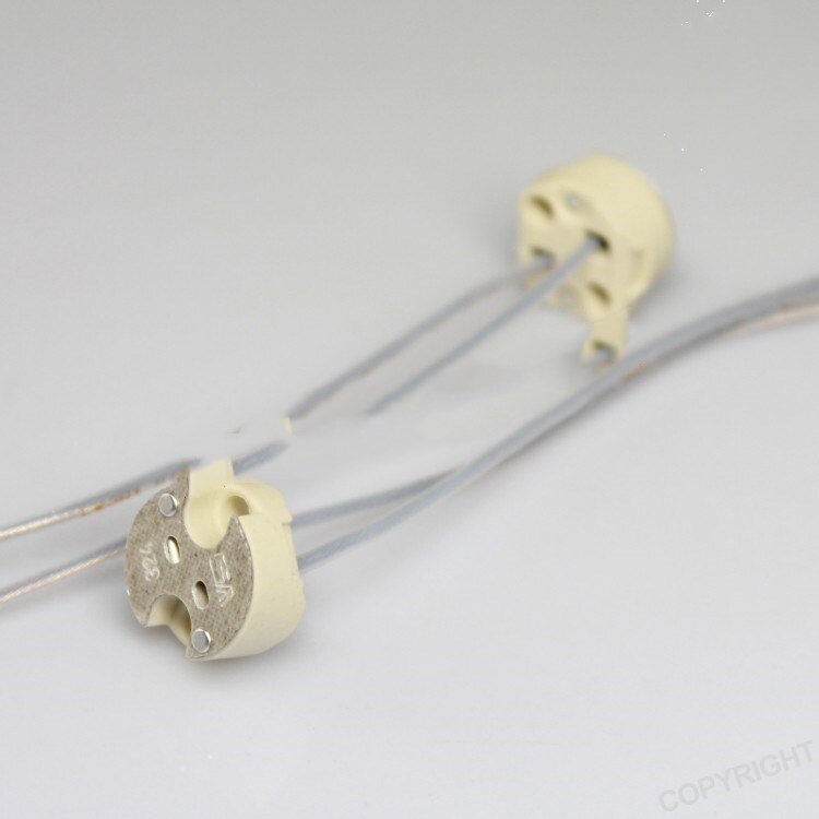 Portalámparas para VS324,32400 halógeno soporte portalámparas, casquillo de bombilla G4 GZ4 GX5.3 GU5.3 GY6.35 GZ6.35 con cable eléctrico VS32400