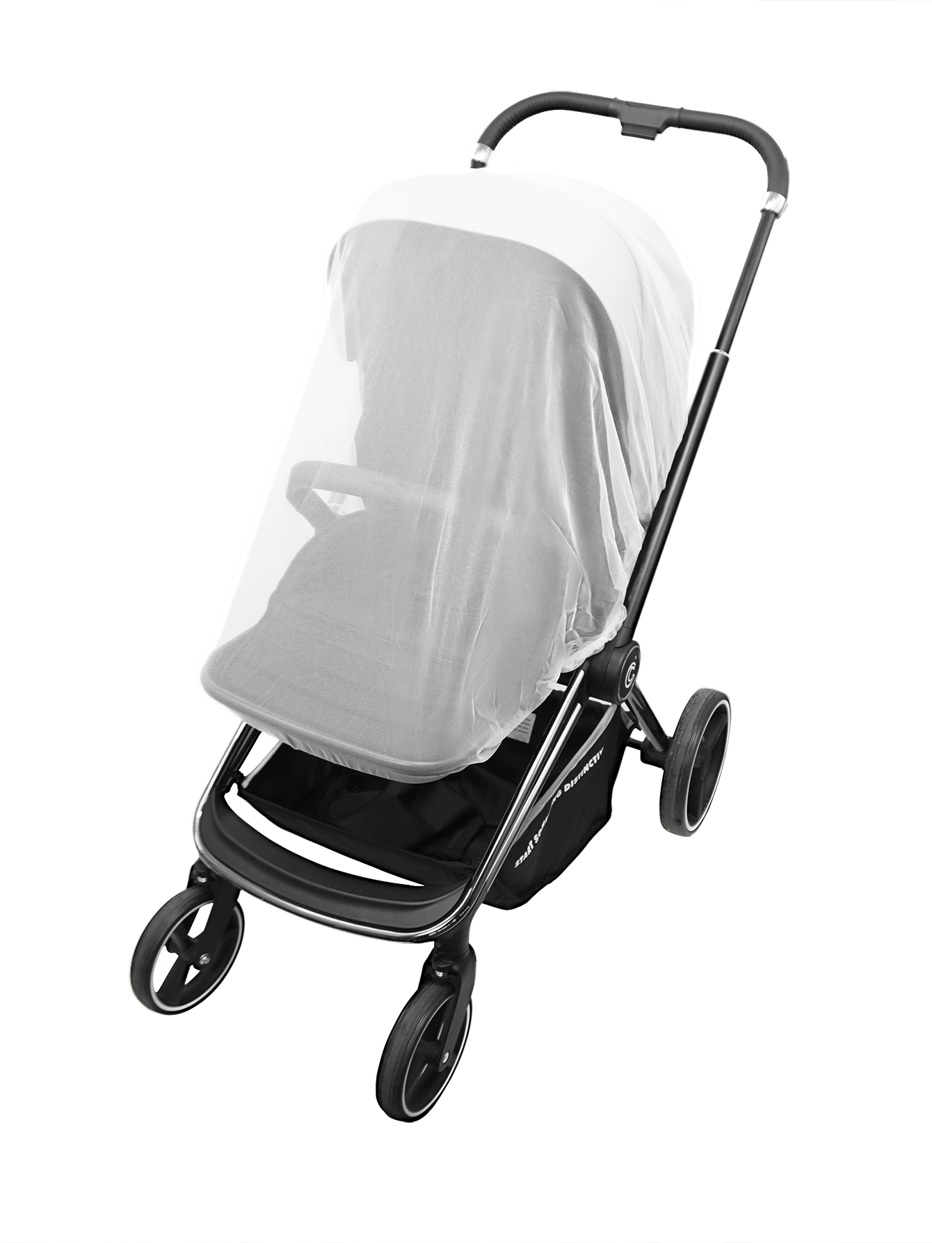 Carrinho de bebê universal mosquiteiro proteção contra insetos verão malha capa para carrinhos voar escudo acessório: BRANCO