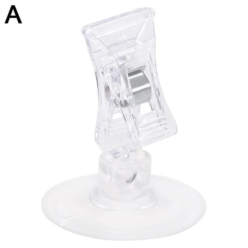 47mm Clear Plastic Wall Suction Cup Clip Clamp Multifunctional Swivel Clip Supermarket Mall Practical Sucker Clamp: A