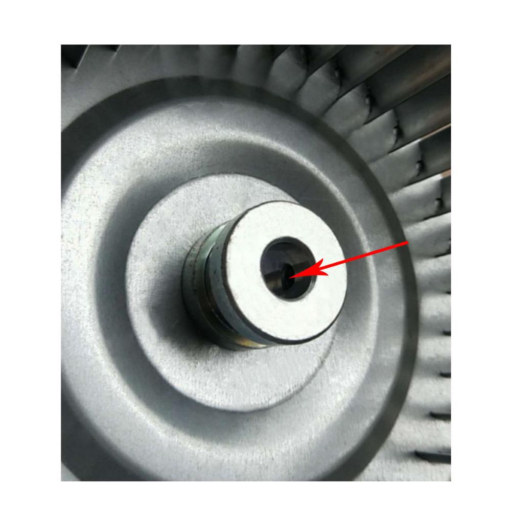 Centrifugal Vane Motor Blades Fan Impeller shaft aluminum blower fan small blade wheel Multivane impeller
