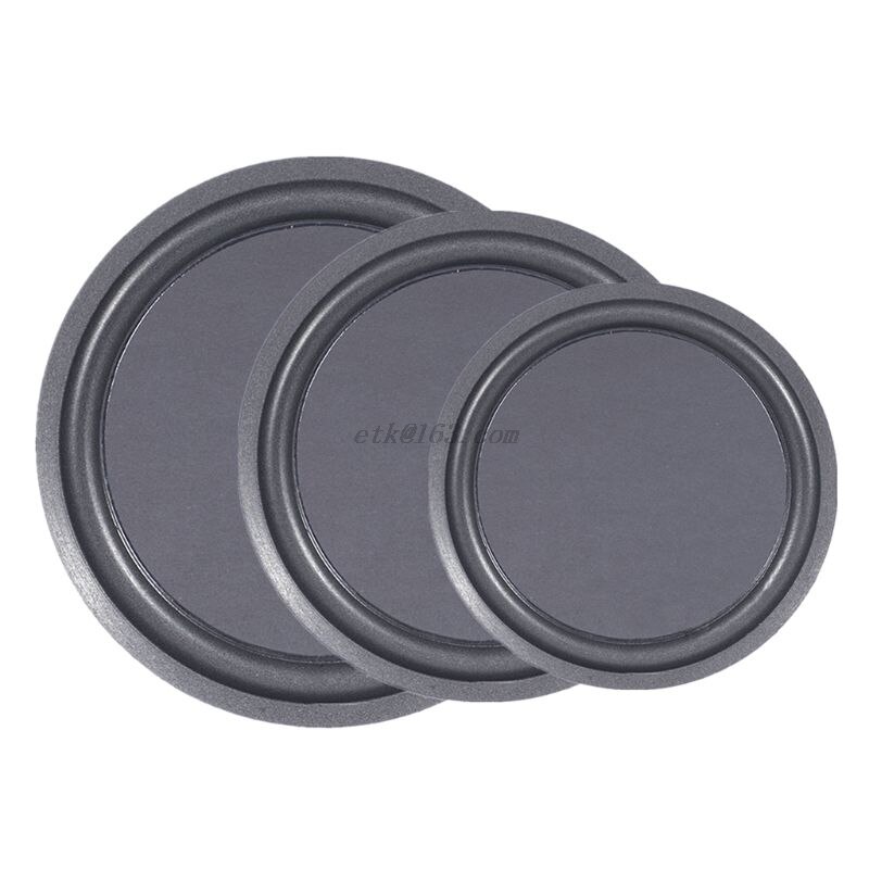 2Pcs Woofer Speaker Passive Radiator 5/6.5/8" Sponge Edge Diaphragm Auxiliary
