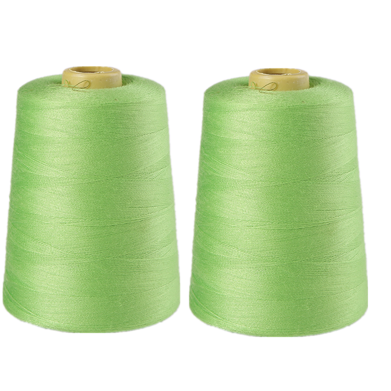 1Pcs 8000 Yards Polyester Thread Sewing 19 Colors Optional: green 1pcs