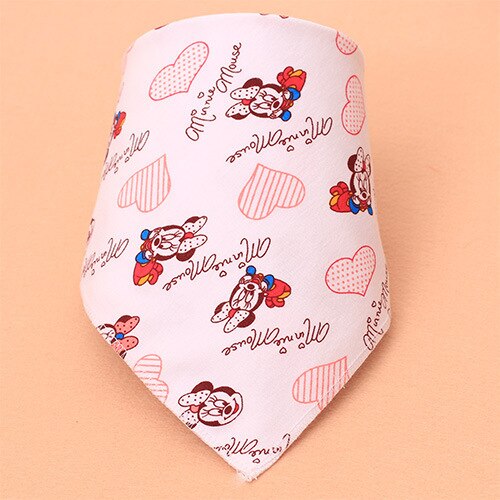 Baby Driehoek Speeksel Handdoek Katoen Dubbele Knop Moeder En Baby Benodigdheden Bib: 6