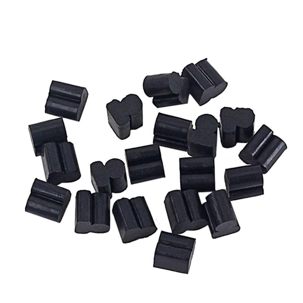 20er -pack schwarze silikonpads, messingteile für althorn-instrumentenzubehör