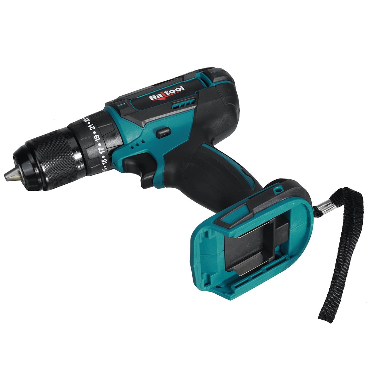 Raitool-taladro eléctrico de impacto de 18V, herramientas de 2 velocidades, 3 en 1, martillo inalámbrico, 25-90n. M, destornillador eléctrico para batería Makita de 18V
