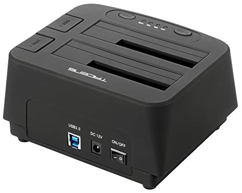 Docking Station Tacens 5portumdu-2 Usb3.0 Voor 2 Sata 2.5 Of 3.5 Clonado Autonomo Otb One Touch Backup