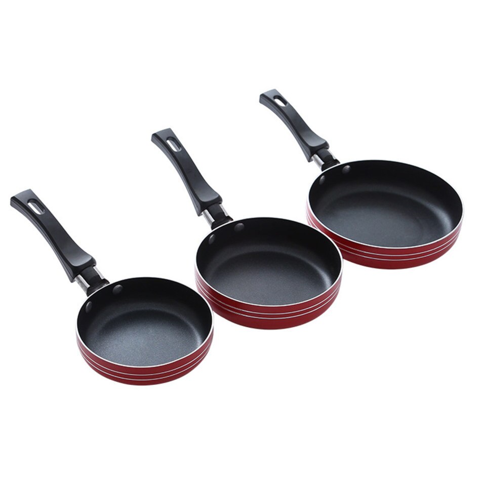 Mini Cooking Pan Non-Stick Frying Pan Portable Breakfast Pan with Handle Suitable for Frying Eggs and Making Breakfast Home Tool