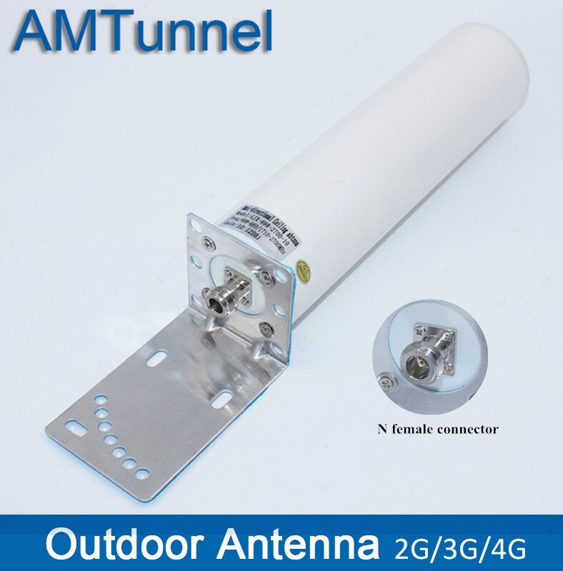 Antena 4G 3G antena exterior 12dBi GSM antena externa N hembra o SMA macho 698 2700Mhz para enrutadores booster 3G 4G: N female