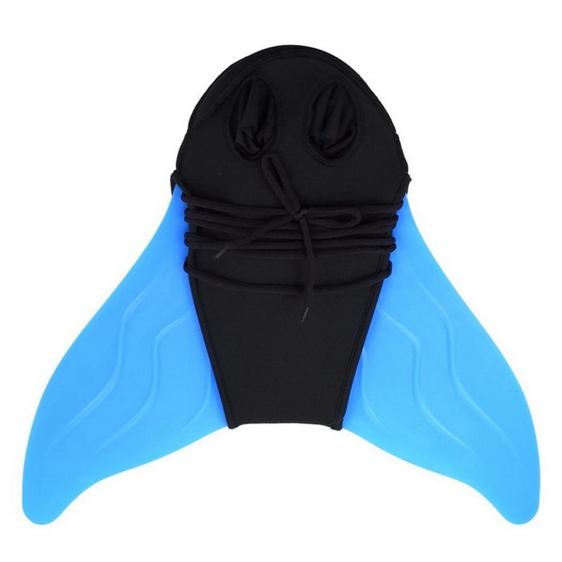 Adult Swimming Fins Training Flipper Mermaid Swim Fin Swimming Foot Flipper Diving Feet Tail: Default Title