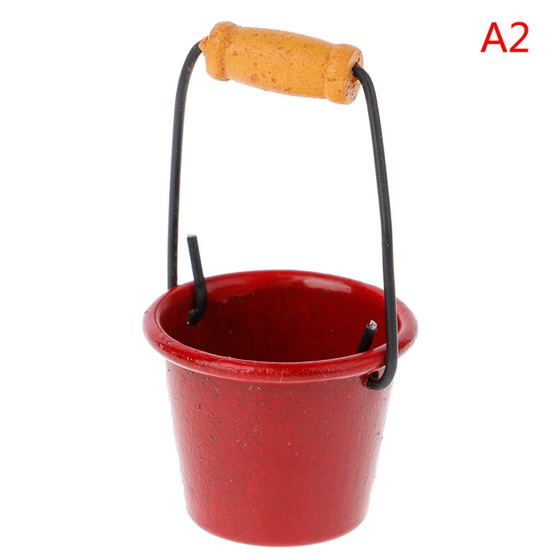 Mini Borse A Secchiello Mop di Pulizia del Pulitore di Decorazione In Miniatura Mobili Giocattolo 1:12 bambola Cucina Soggiorno Accessori Per La casa delle bambole