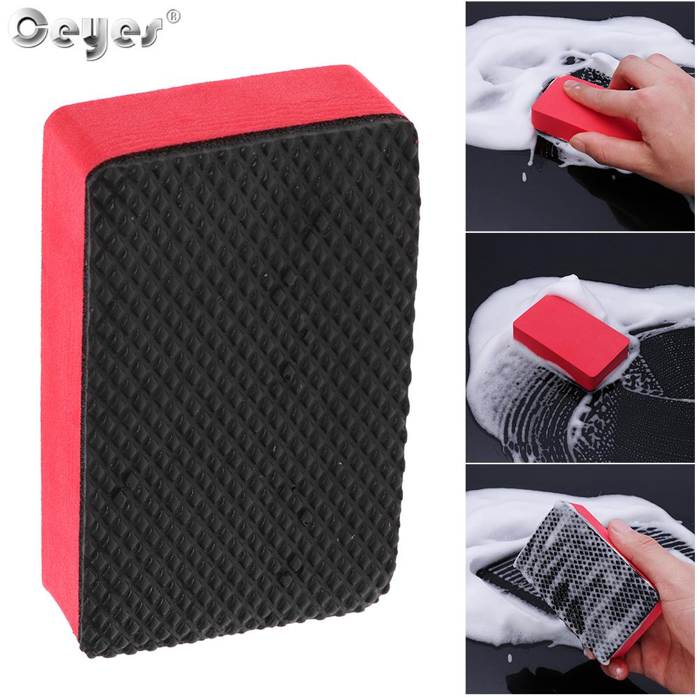 Almohadilla de barra de arcilla mágica para coche, esponja de descontaminación, limpiador de bloques, borrador de limpieza, almohadilla de pulido de cera, accesorios de herramientas de lavado automático, 1 ud.