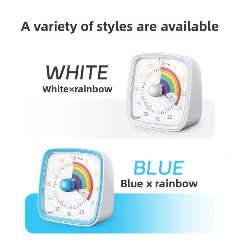 Silent Classroom Timer for Home Yunbaoit Visual Timer With Night Light School Kitchen Accessories Stopwatch Minuteur Stop Watch