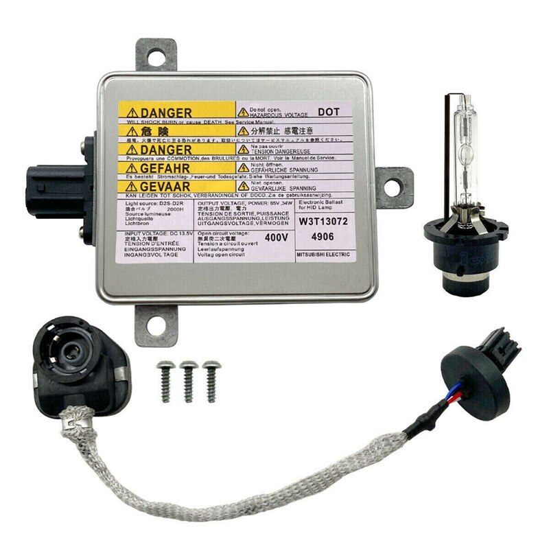 Xenon Headlight Ballast Unit Assembly Module with Lgniter and D2S Bulb Kit Module Inverter 33129SEA003 for Acura