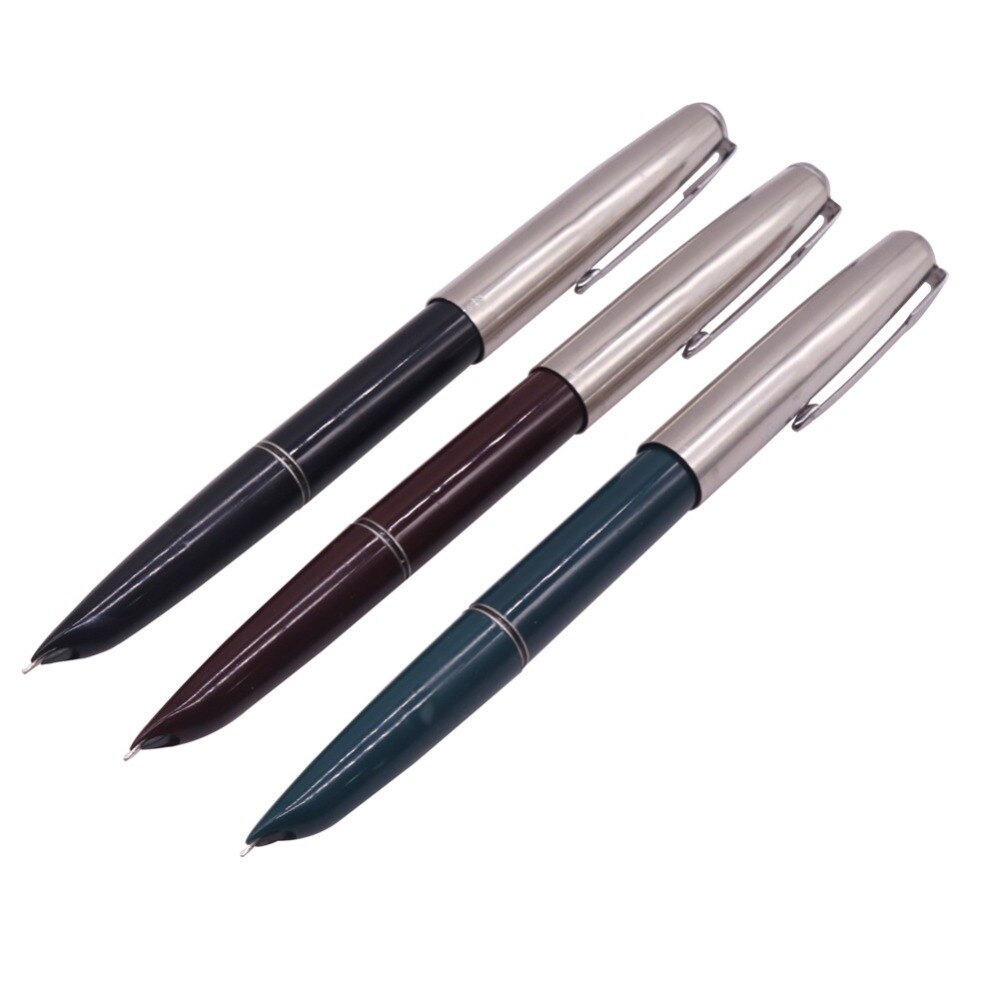 3 pcs Vintage Hero Pen Chinese Klassieke Retro Pen Tip 0.5mm Pen Lengte 137mm Dikke 10mm Kantoor kalligrafie Leren Souvenirs