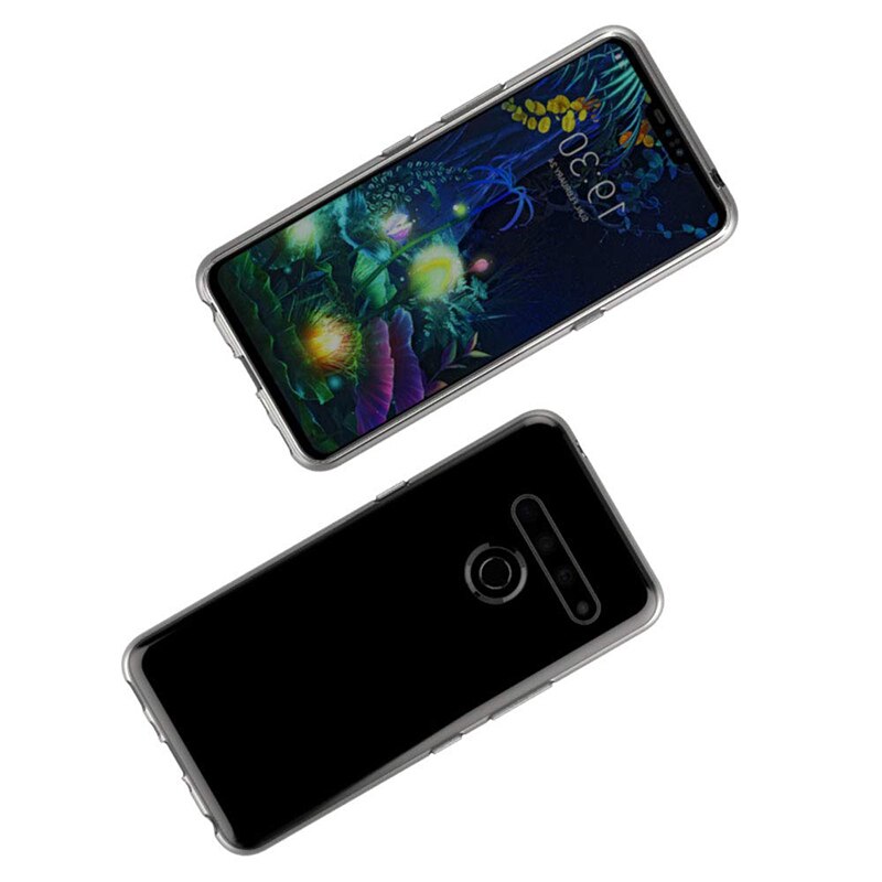 Per LG G6 Custodie Chiaro Caso di TPU Per LG V40 V50 V30 V20 Dello Stilo 4 Stylo 5 Q6 Q7 Q8 schermo del telefono Della Copertura Per X Power 2 3 Qstylus Più
