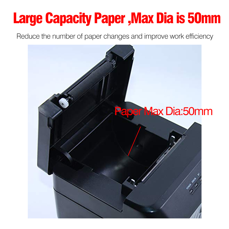 58Mm 2 Inch Thermische Bonprinter Label Sticker Maker Barcode Pos Machine Facturering Tickect Printers Met Usb Bluetooth