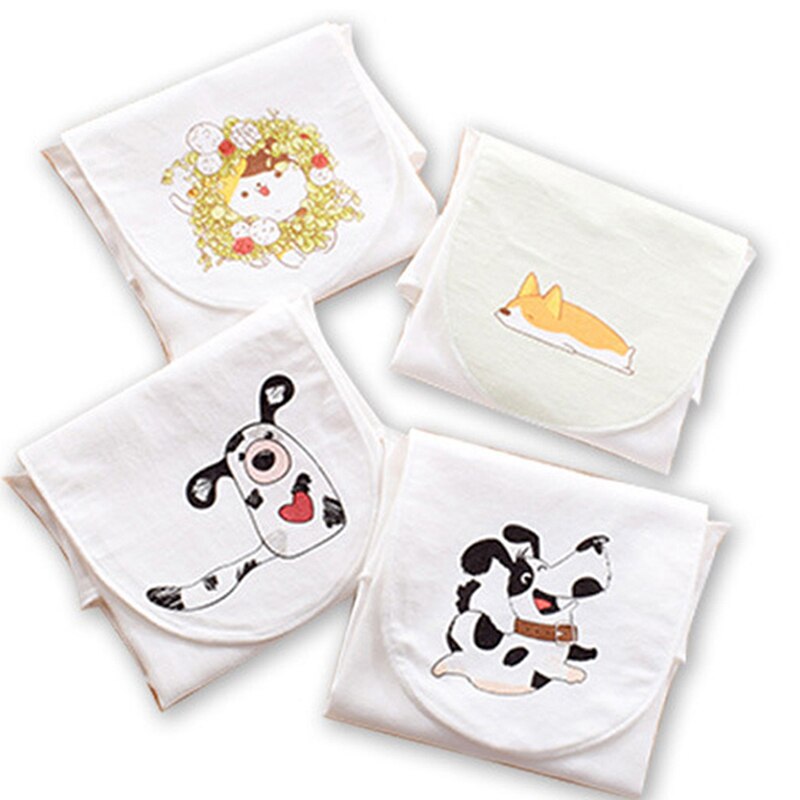 Newborn Cute Cartoon Hand Towel Baby Bath Towels Four Layers Gauze Towel Toddler Children's Wipe Sweat Bathing Towel