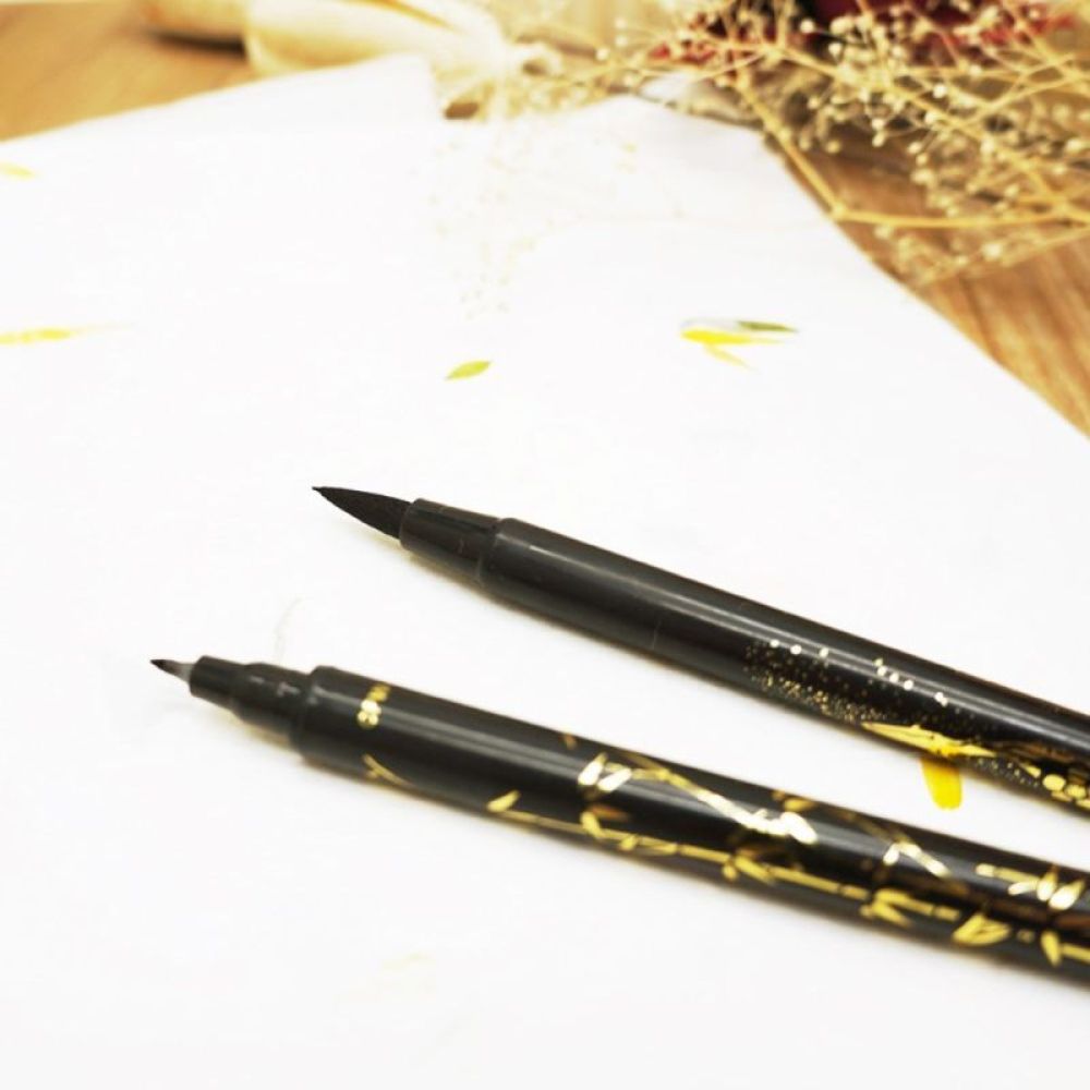 Soft Dual Tip Calligraphy Brush Pen Art Marker for Chinese Calligraphy Standard Script Kanji Characters