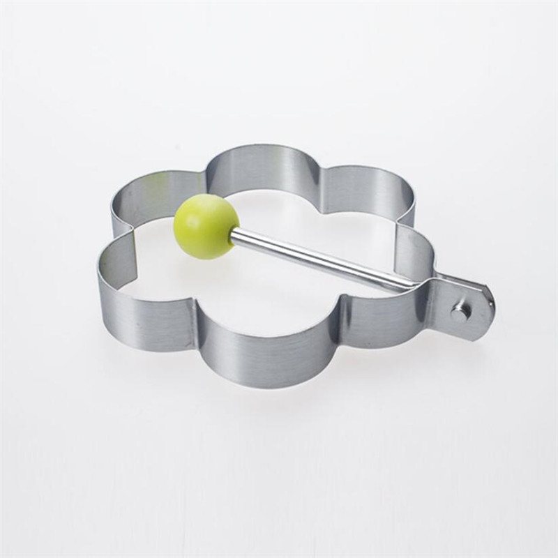 Rvs Gebakken Ei Pannenkoek Shaper Omelet Mold Mould Frituren Ei Koken Gereedschap Keuken Accessoires Gadget Ringen: flower