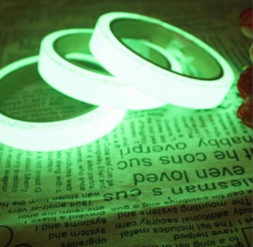 FAROOT – ruban adhésif Fluorescent lumineux, 1.5CM x 5m, brille dans la nuit, 5M: A
