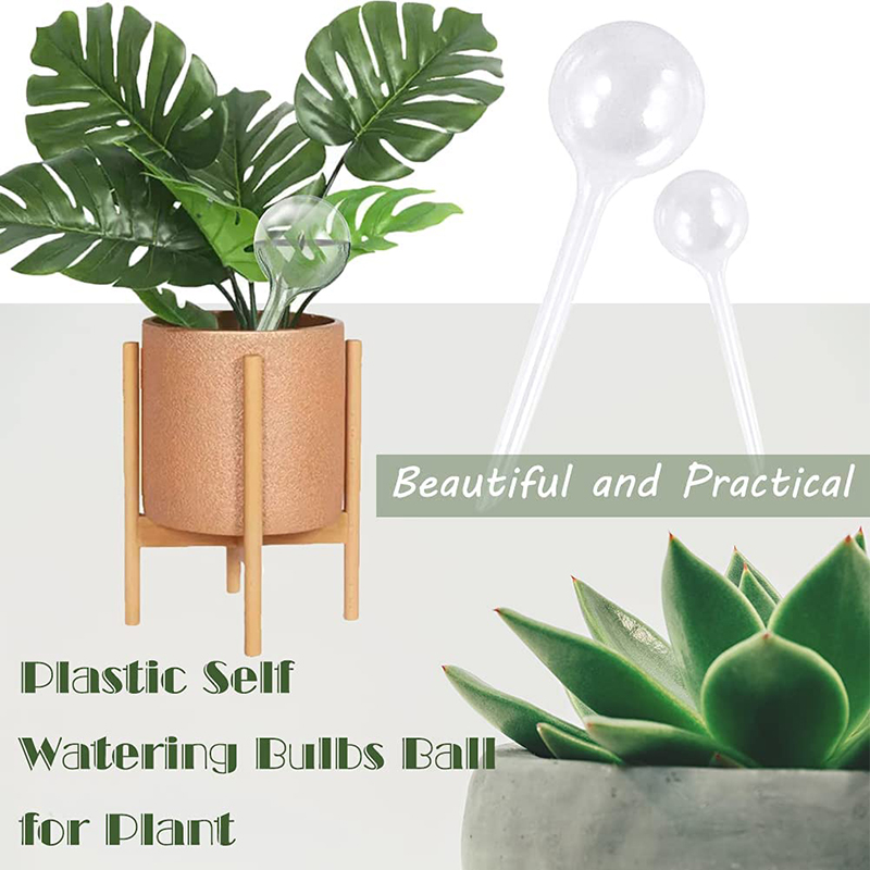 1/12PCS Automatic Plant Watering Bulbs Self Watering Globes Plastic Balls Garden Water Houseplant Device Drip Irrigation System