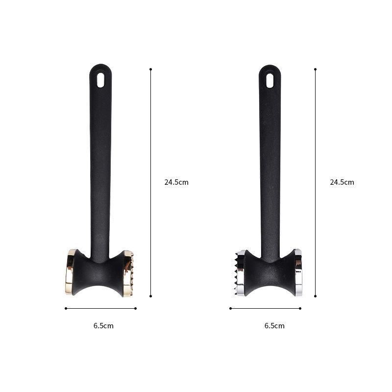 Heavy-duty Kitchen Meat Mallet With Rubber Handle And Alloy Hammer Head For Easy Pounding And Tenderizing Of Meat